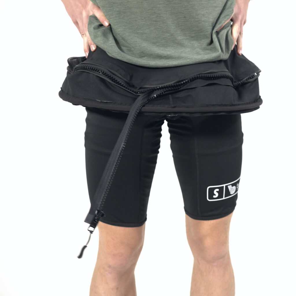 Model wearing Boost Treadmill Shorts